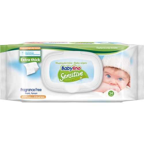 Salviettine Detergenti Babylino Sensitive Senza Fragranza 54pz