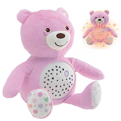 Chicco Proiettore First Dreams Baby Bear Rosa